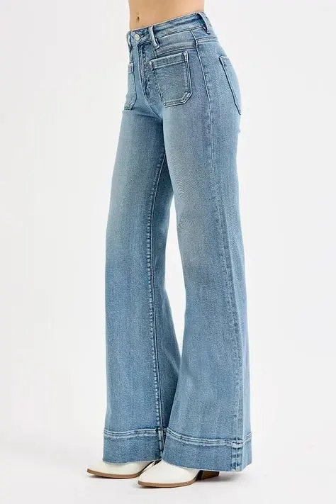 wide leg jeans